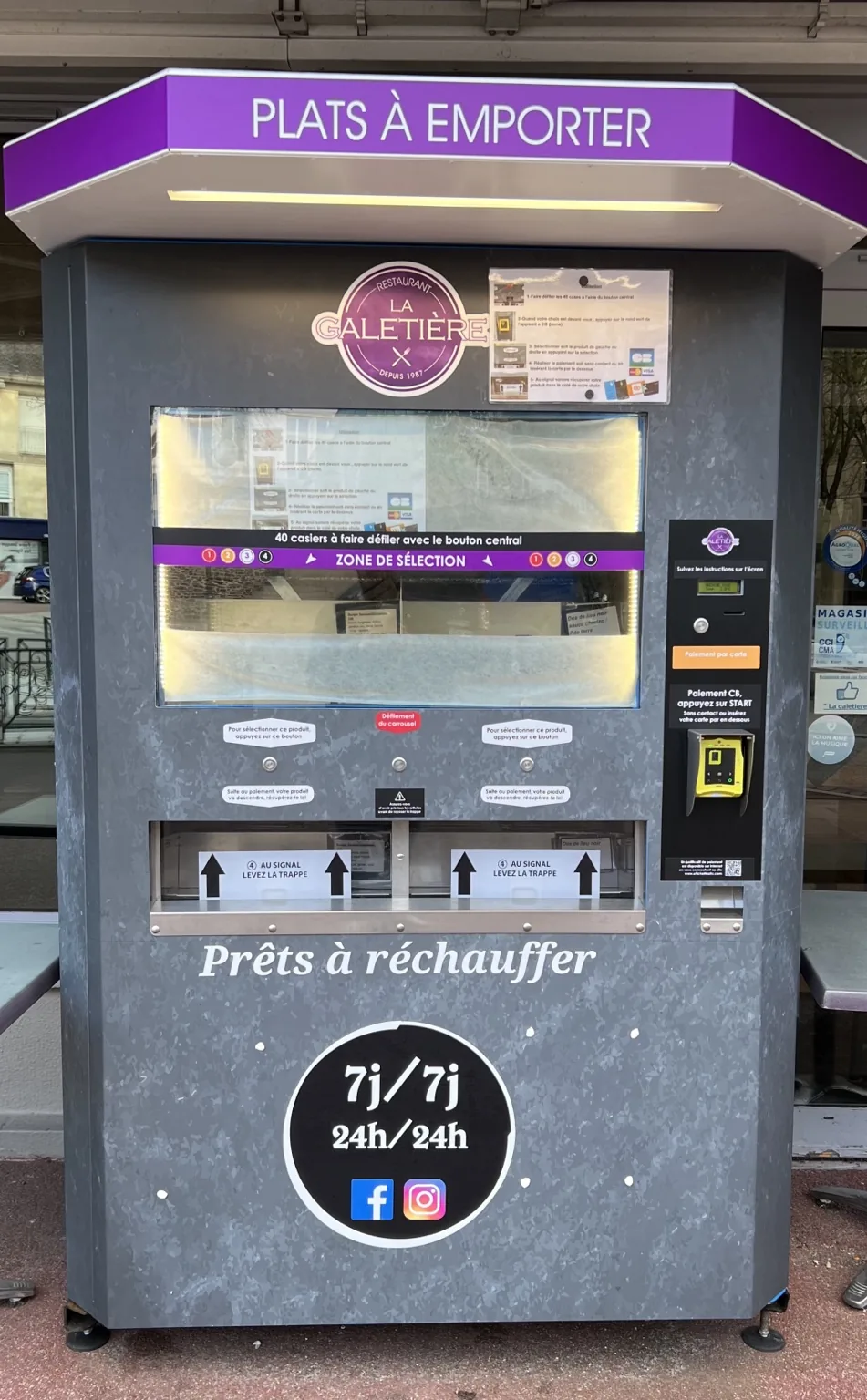 Distributeur de plats cuisinés Les Cabanes de La Galetière